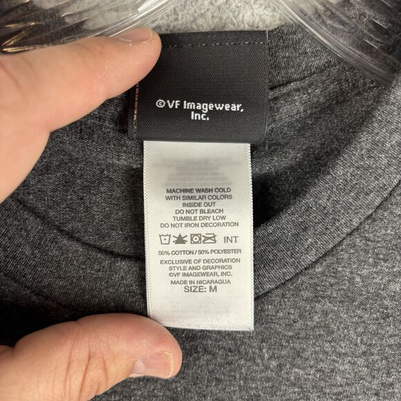 Harley-Davidson T-Shirt Men’s Medium Girl Skull Gray Fort Worth Texas - Picture 10 of 11